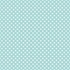 White Polka Dots on Light Aqua