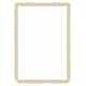 Dark Tan Deckle Outside Frame