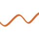 Orange Squiggle Line