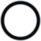 Black Ring with Gray Border