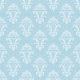 Seamless Blue Linen Pattern With Damask 05