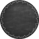 Chalkboard Round Label 04
