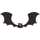 Spookalicious- Bat Sticker 