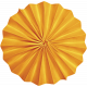 Spookalicious - Orange Accordian Flower 