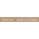 Sweater Weather - Snow Adorable Word Art Tag