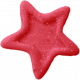 Birthday Wishes- Red Glitter Star