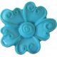 Button Mix Set 01 - Button # 01 - Teal Flower