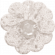 Jane- White Crocheted Flower