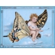 Vintage New Years Cards- Butterfly