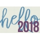 Best is Yet To Come 2018- Journal Card Hello 3b