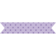 The Good Life: August Bits &amp; Pieces- Purple Dotted Banner Sticker