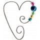 Beaded Wire Heart