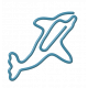 Dolphin Paperclip