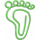 Footprint paperclip