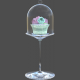 Glass Jar with Cupcake 01