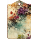 Grunge Floral Tag 1