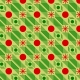 Red and green patterned paper 1