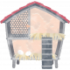 Barnyard Fun- Stamped Chicken Coop