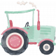 Barnyard Fun- Stamped Tractor