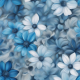 Blue and White Floral Pattern background paper
