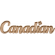 Canadian Wood Word Art