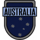 Australia Word Art Crest