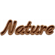 Wood Nature NorthC Word Art