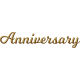 50th Anniversary Gold Anniversary Word Art