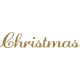 Christmas SNoel Gold Glitter Word Art