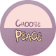 Choose Peace Tag