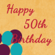 Over the Hill: 40 and 50- Happy 50th Birthday Pocket Card