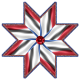 Patriotic Kaleidoscope- Star 1