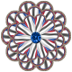 Patriotic Kaleidoscope- Flower 2