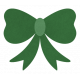 Christmas Day_Sticker Bow Green