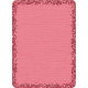 Lovestruck- Journal Card Pink Glitter Edge