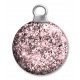 Dusky Pink glitter Bauble