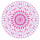 Pink and Purple hand drawn mandala