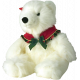 Stuffed Christmas Polar Bear