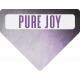 Purple Days Add-On Label Pure Joy