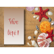 Carte vive l&#039;été- Long live the summer card 4x3