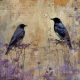 Paper Lavender Distresses Ravens 