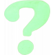 Question Mark Green- Symbols