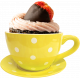Cupcake Chocolate Trawberry