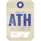 Greece Ephemera Kit Luggage Tag 04