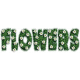 Word Art: Flowers 01