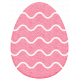 Easter 2017: Egg with Wavy Lines, Felt