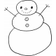 January 2020 Designer Challenge- Snowman, No Color