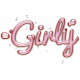 October 2020 Blog Train: Stonewashed Denim, Word Art: Girly 01, Pink