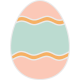 The Good Life: April 2022- Easter Egg Sticker 02a