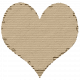 Cardboard Heart Kraft